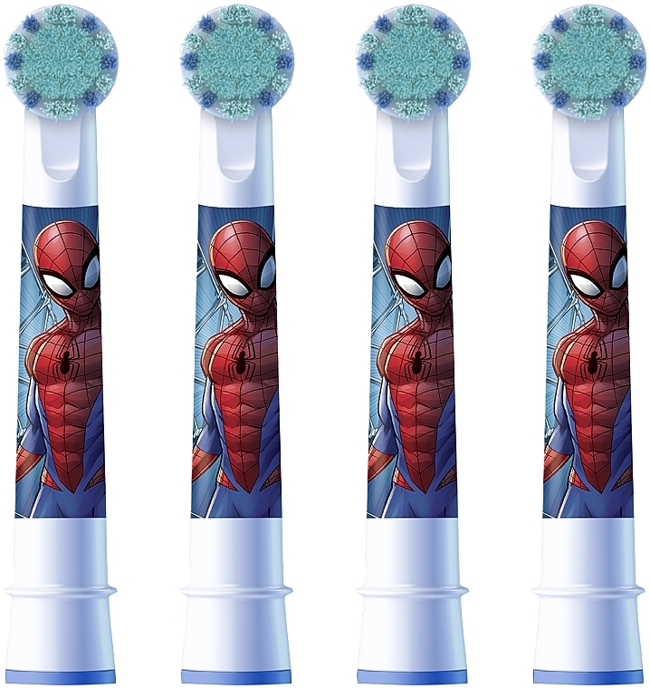 Сменная насадка для детской зубной щетки "Spiderman", 4 шт. - Oral-B Pro Kids 3+ — фото N3