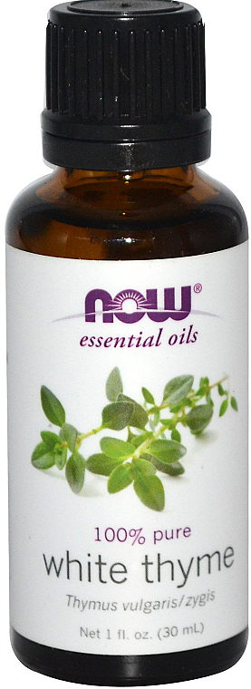 Эфирное масло белого тимьяна - Now Foods Essential Oils 100% Pure White Thyme  — фото N1