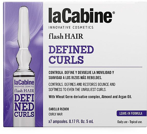 Ампули для в'юнкого волосся - La Cabine Flash Hair Defined Curls — фото N1
