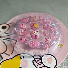 Накладные самоклеящиеся ногти для детей с браслетом, 932 - Deni Carte Tipsy Kids  — фото N6