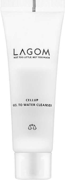 Мягкий очищающий гель - Lagom Cellup Gel To Cleanser (мини) — фото N1