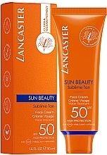 Солнцезащитный водостойкий крем для лица - Lancaster Sun Beauty SPF50 — фото N2