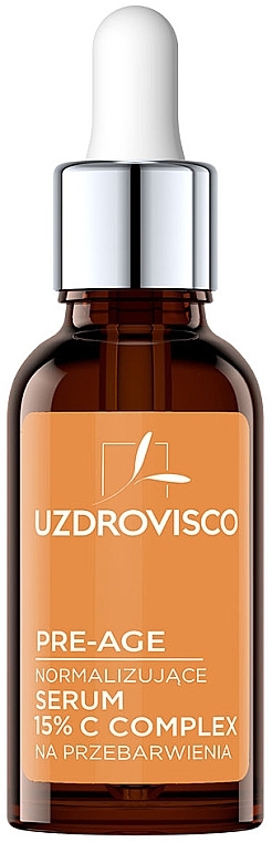 Нормализующая комплексная сыворотка для лица - Uzdrovisco Pre-Age Normalizing Serum 15% C Complex — фото N1