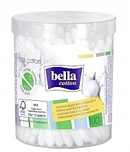 Парфумерія, косметика Ватні палички на паперовій основі, в круглій упаковці, 100 шт. - Bella Cotton Buds With Paper Stick