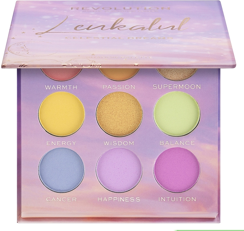 Палетка теней - Makeup Revolution X Lenkalul Celestial Dreams Eyeshadow Palette — фото N1