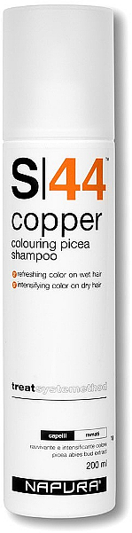 Оттеночный шампунь для медного цвета волос - Napura Cooper S44 — фото N1