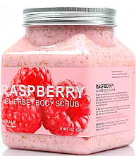Парфумерія, косметика Скраб для тіла "Малина" - Wokali Sherbet Body Scrub Raspberry