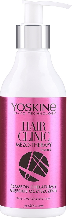 Хелатирующий шампунь для глубокого очищения волос - Yoskine Hair Clinic Mezo-therapy Deep Cleansing Shampoo — фото N1