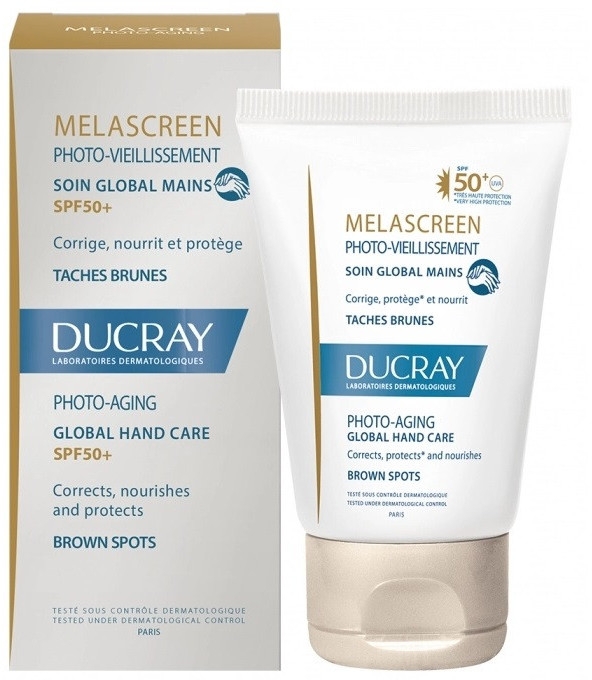 Средство против пигментации для кожи рук - Ducray Melascreen Global Hand Care SPF 50+ — фото N1