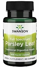 Пищевая добавка "Лист папайи", 400 мг - Swanson Full Spectrum Papaya Leaf — фото N2