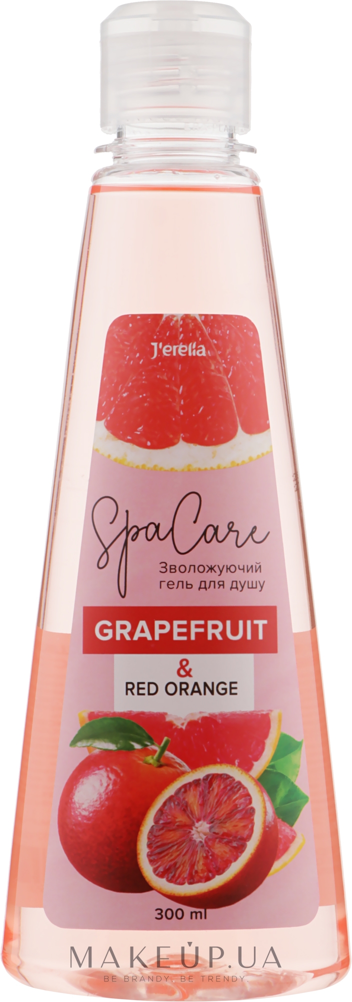 Увлажняющий гель для душа "Грейпфрут и красный апельсин" - Jerelia Spa Care Grapefruit & Red Orange — фото 300ml