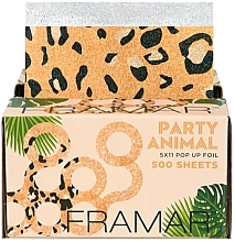 Парфумерія, косметика Фольга в аркушах із тисненням - Framar 5x11 Pop Up Foil Party Animal