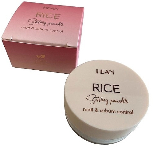 Рисовая пудра для фиксации макияжа - Hean Rice Setting Powder — фото N2