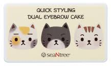 Духи, Парфюмерия, косметика Тени для бровей "Коты" - Seantree Quick Styling Dual Eye Brow Cake