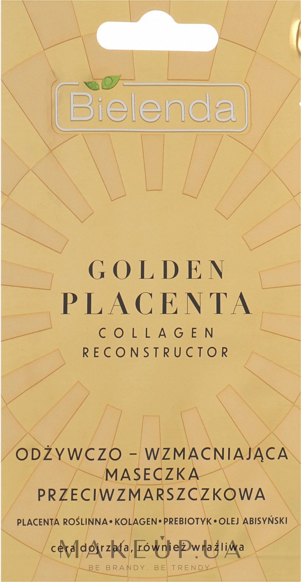 Питательная и укрепляющая маска против морщин - Bielenda Golden Placenta Collagen Reconstructor — фото 8g