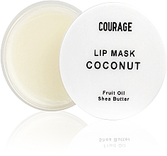 УЦІНКА Маска-бальзам для губ "Coconut" - Courage Lip Mask * — фото N3