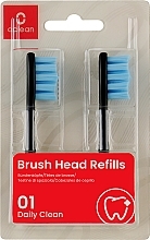 Насадки для електричної зубної щітки Standard Clean Soft, 2 шт., чорні - Oclean Brush Heads Refills — фото N1