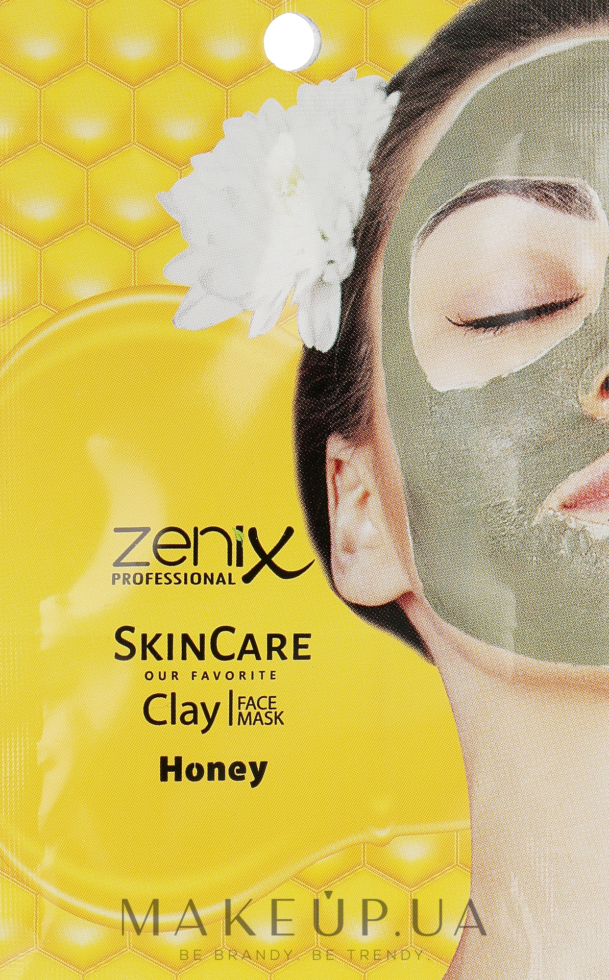 Глиняна маска для обличчя з медом - Zenix Clay Face Mask — фото 20g