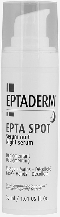 Ночная сыворотка для лица - Eptaderm Epta Spot Night Serum — фото N1