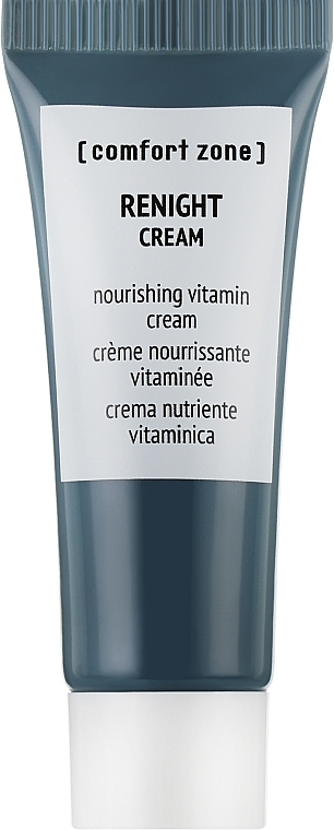 Ночной питательный витаминный крем для лица - Comfort Zone Renight Cream (мини) — фото N1