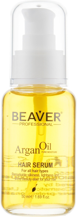 Питающая восстанавливающая сыворотка с аргановым маслом - Beaver Professional Argan Oil Hair Serum — фото N2