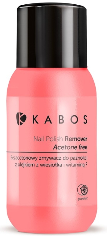 Жидкость для снятия лака с грейпфрутом - Kabos Nail Polish Remover