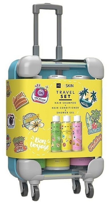 Набір - HiSkin Travel Set (shampoo/95ml + con/95ml + shgel/95ml) — фото N1