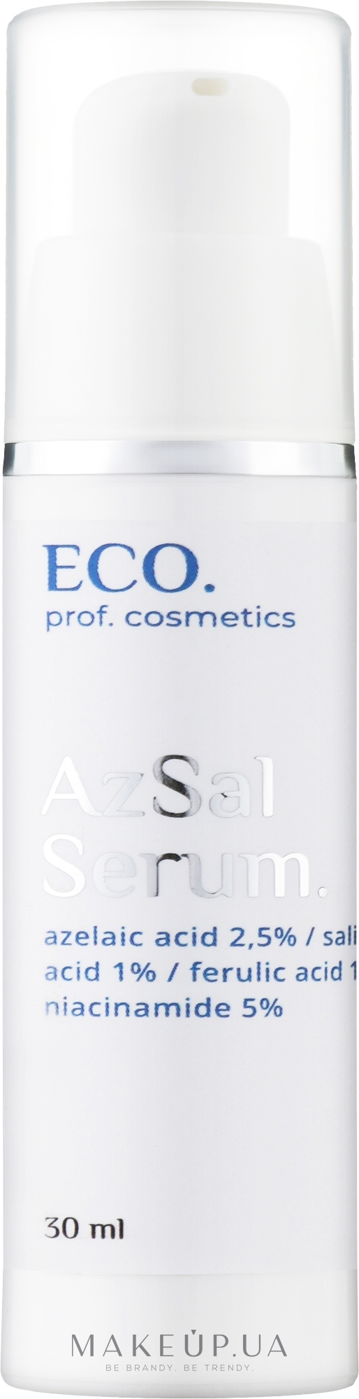 Кислотна сироватка для боротьби з недосконалостями шкіри - Eco.prof.cosmetics Azsal Serum — фото 30ml
