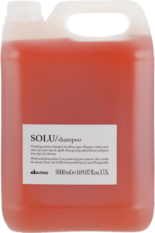 Активно освежающий шампунь для глубокого очищения волос - Davines Solu Shampoo — фото N7