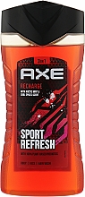 Гель для душу "3в1" для чоловіків - Axe Recharge Sport Refresh — фото N1