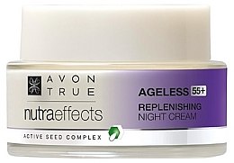 Ночной крем для лица - Avon True Natura Effects Night Cream 55+ — фото N1