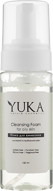 Пенка для умывания для жирной и проблемной кожи лица - Yuka Cleansing Foam
