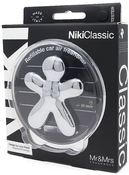 Ароматизатор для авто - Mr&Mrs Niki Classic Chrome Silver Pure — фото N2