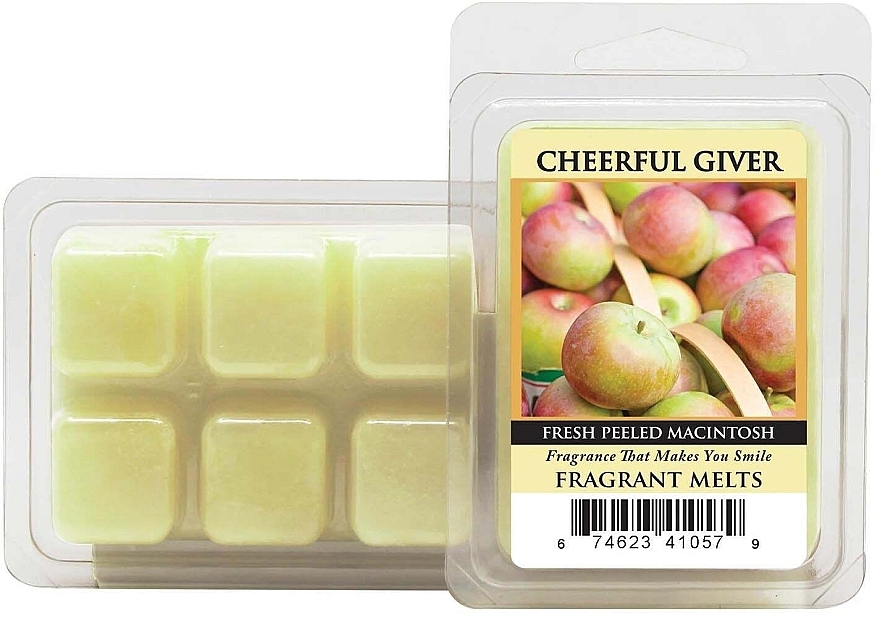 Ароматичний віск - Cheerful Candle Wax Melts Fresh Peeled Macintosh — фото N1