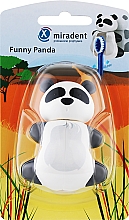 Детский гигиенический футляр для зубной щетки, панда - Miradent Funny Animals Holder For The Brush Panda — фото N1