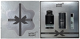 Парфумерія, косметика Montblanc Explorer - Набір (edp/100ml + edp/7.5ml + deo/75g)