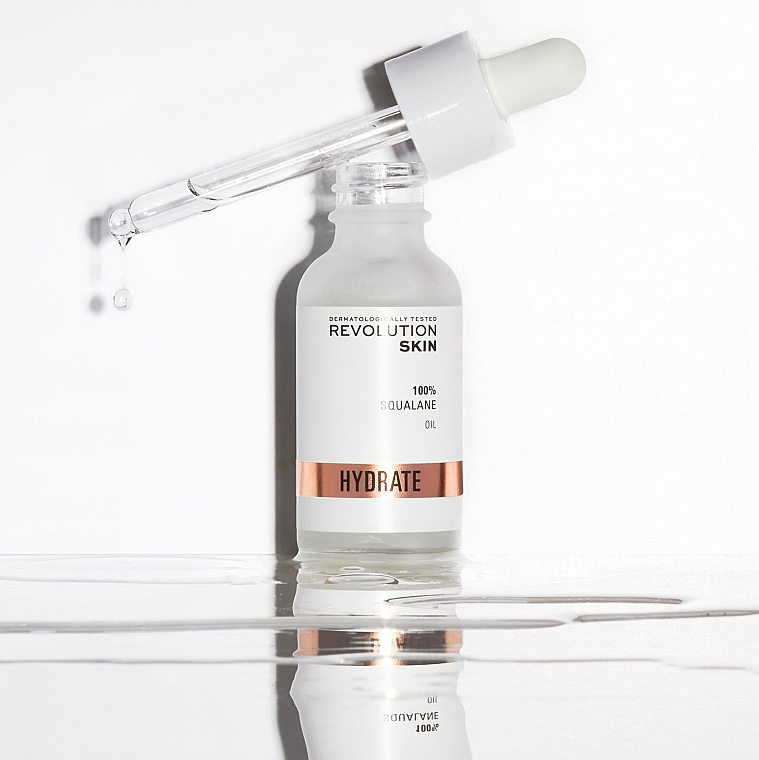 Олія для обличчя "Сквалан" - Revolution Skin Hydrate 100% Squalane Face Oil — фото N5