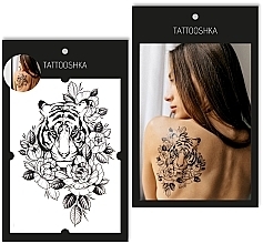 Духи, Парфюмерия, косметика Временное тату "Изысканная тигрица" - Tattooshka