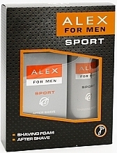 Набор - Bradoline Alex Sport (shave/foam/200ml + aft/shave/100ml) — фото N1