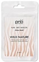 Силиконовые молды для верхних форм - PNB Wild Nature Nail Art Molds Zebra Motif — фото N1