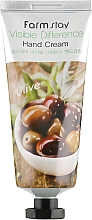 Крем для рук з екстрактом оливи - FarmStay Visible Difference Olive — фото N2
