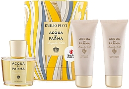 Духи, Парфюмерия, косметика УЦЕНКА Acqua di Parma Magnolia Nobile - Набор (edp/100ml + bth/gel/75ml + b/cr/75ml) *