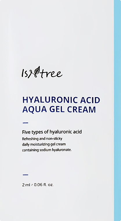 Гель-крем увлажняющий гиалуроновый - Isntree Hyaluronic Acid Aqua Gel Cream (пробник) — фото N2