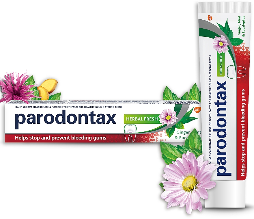 Зубная паста "Свежесть трав" - Parodontax — фото N3