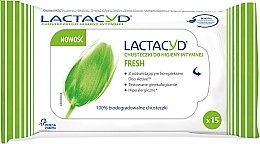 Серветки для інтимної гігієни - Lactacyd Fresh Intimate Wipes — фото N1