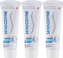 Набір - Sensodyne Repair&Protect Whitening (toothpaste/3х75ml) — фото N2