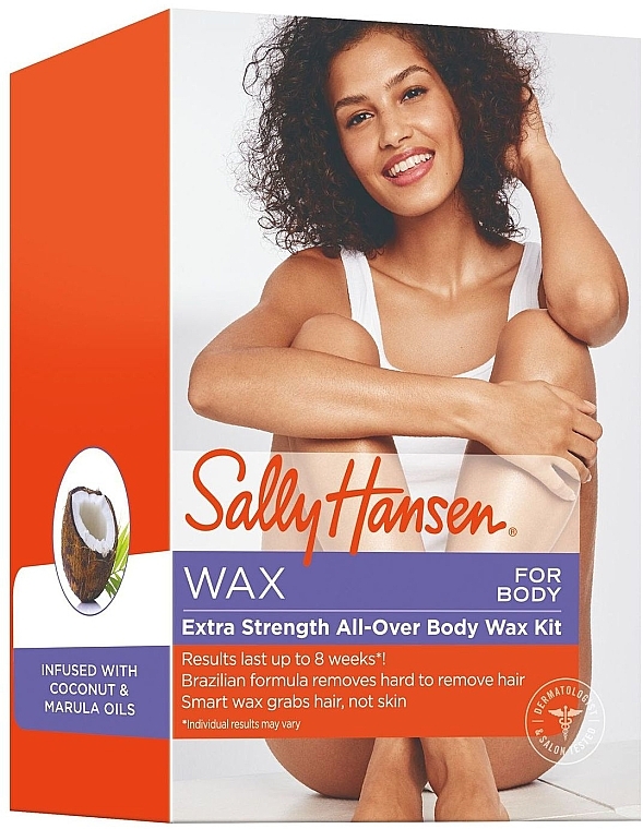 Набір воску для всього тіла, підвищеної міцності - Sally Hansen Extra Strength All-Over Body Wax Kit — фото N1