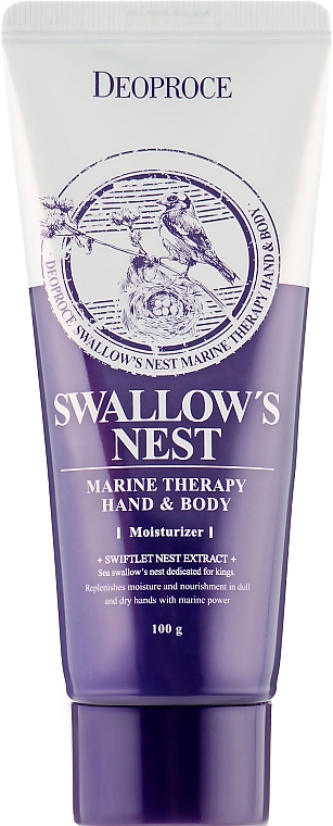 Крем для тіла й рук - Deoproce Hand & Body Swallow's Nest — фото N2
