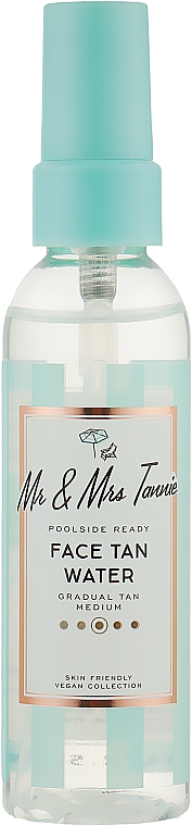 Спрей-автозасмага для обличчя - Mr & Mrs Tannie Face Tan Water — фото N1