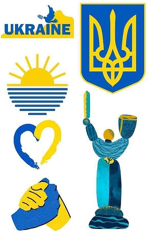 Временное тату "Украина" - Ink-Ok — фото N2